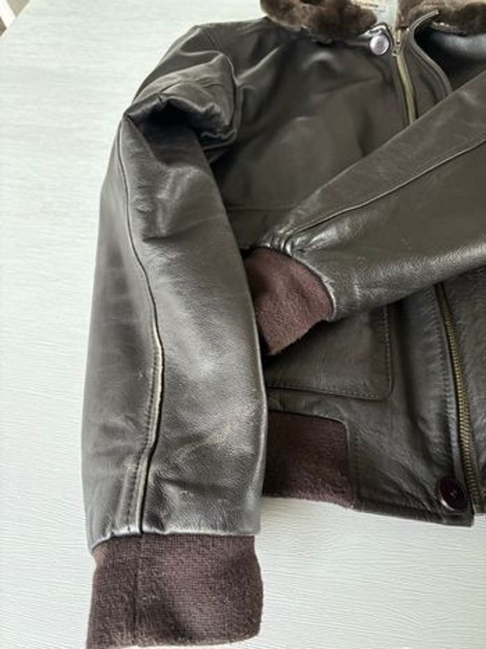 Blouson cuir homme chevignon taille M - photo numéro 9