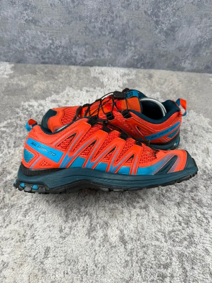 Salomon XA Pro 3D - Trekking Shoes - Orange & Blue - photo numéro 6