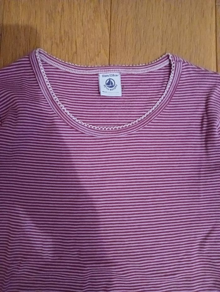 Tricot de peau / T-shirt manches longues Petit Bateau - 10 ans - photo numéro 3