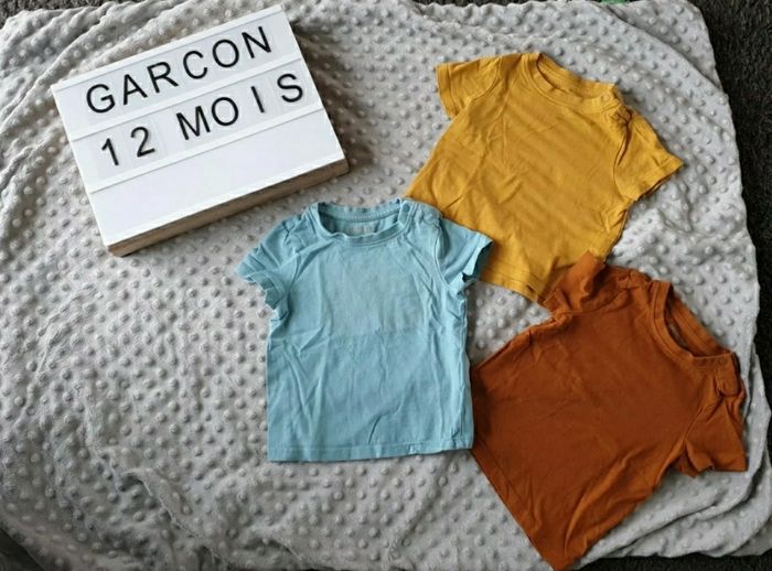 Lot de 3 tee-shirt Orchestra 12 mois bébé garçon - photo numéro 4