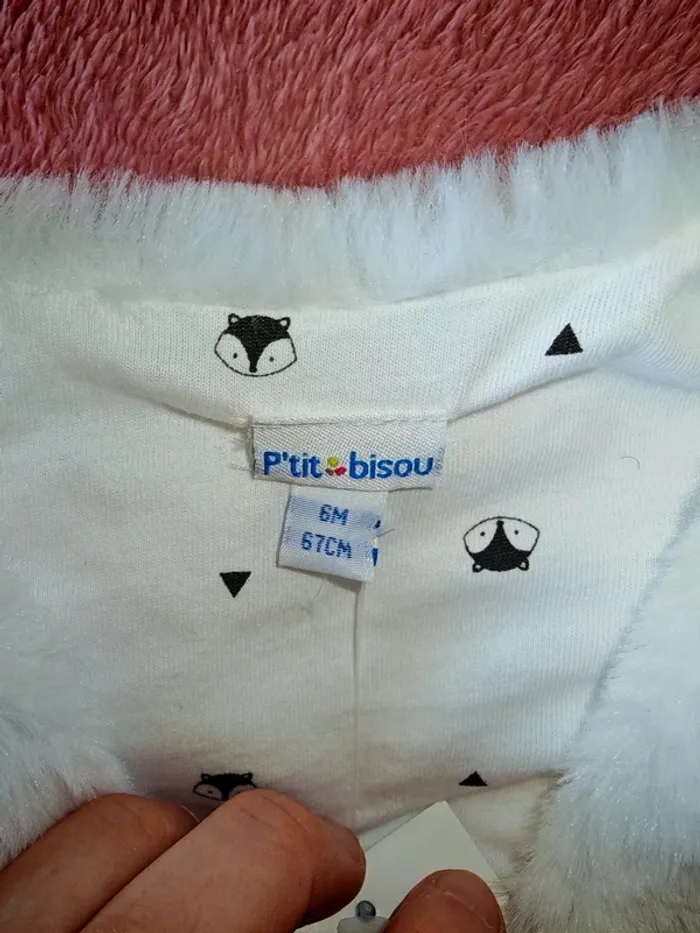 Gilet fourrure sans manche neuf - photo numéro 2