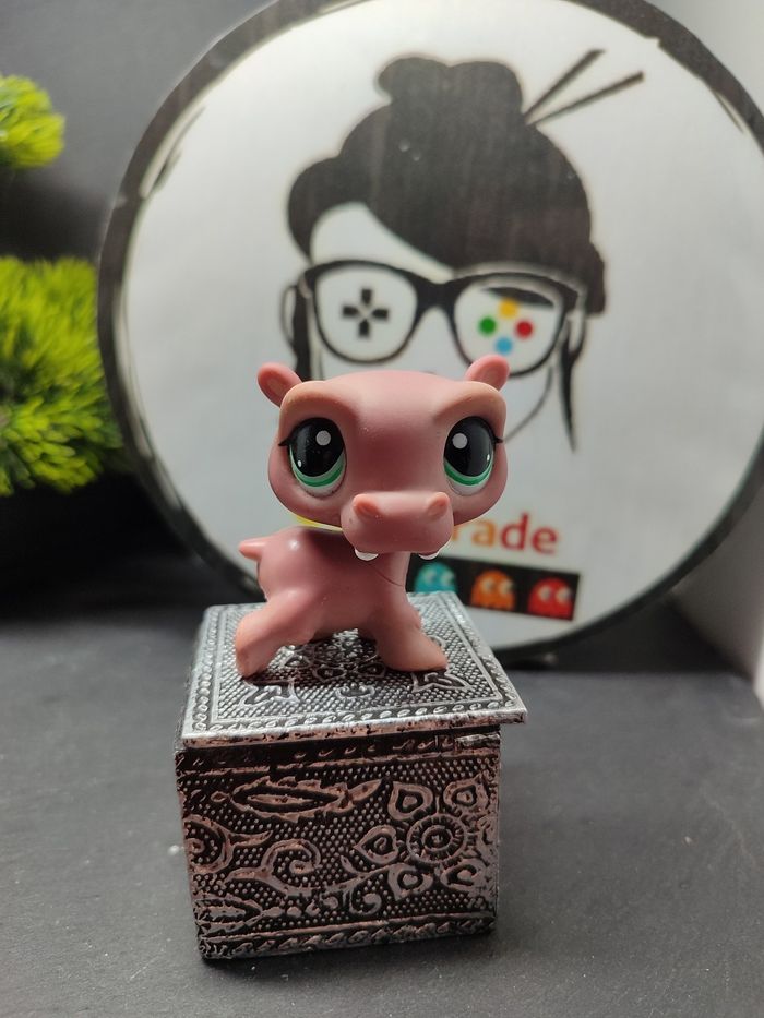 Lps01165 My Littlest Petshop Pet Shop LPS Hippopotamus Hippopotame 1415