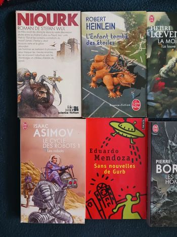 Classiques SF/fantasy/horreur 2 - asimov mendoza loevenbruck bordage wul heinlein