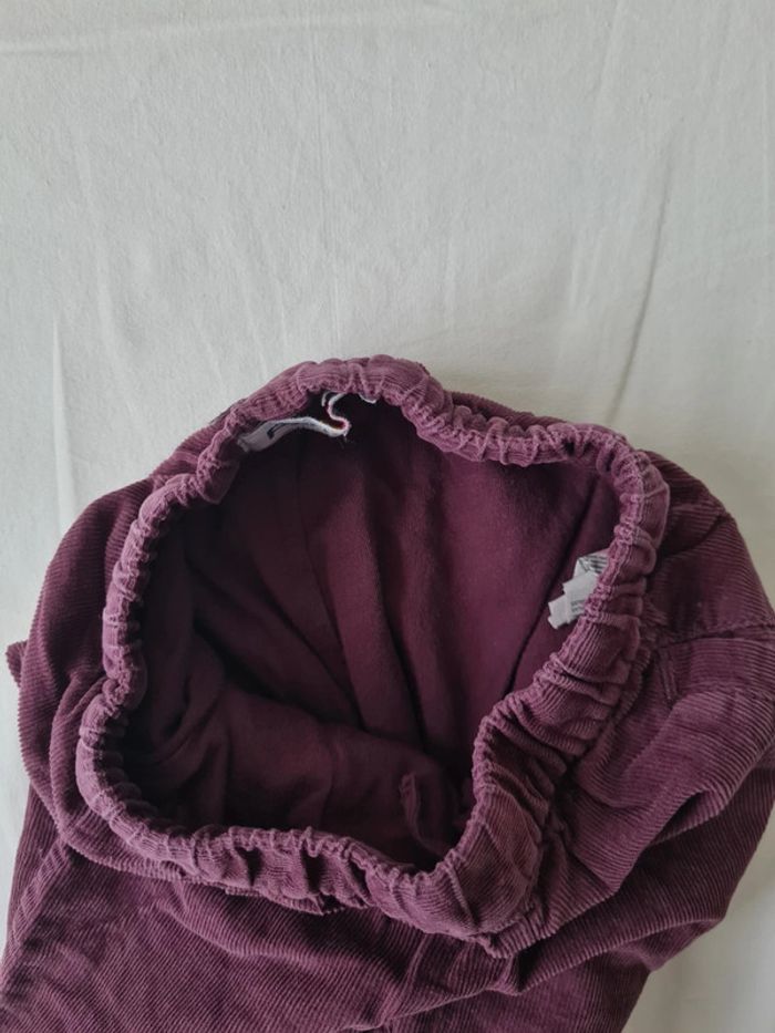 Pantalon en velours doublé 12 mois - photo numéro 4