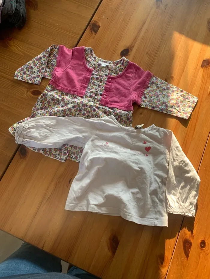 Lot de vêtements filles 9 mois - photo numéro 4