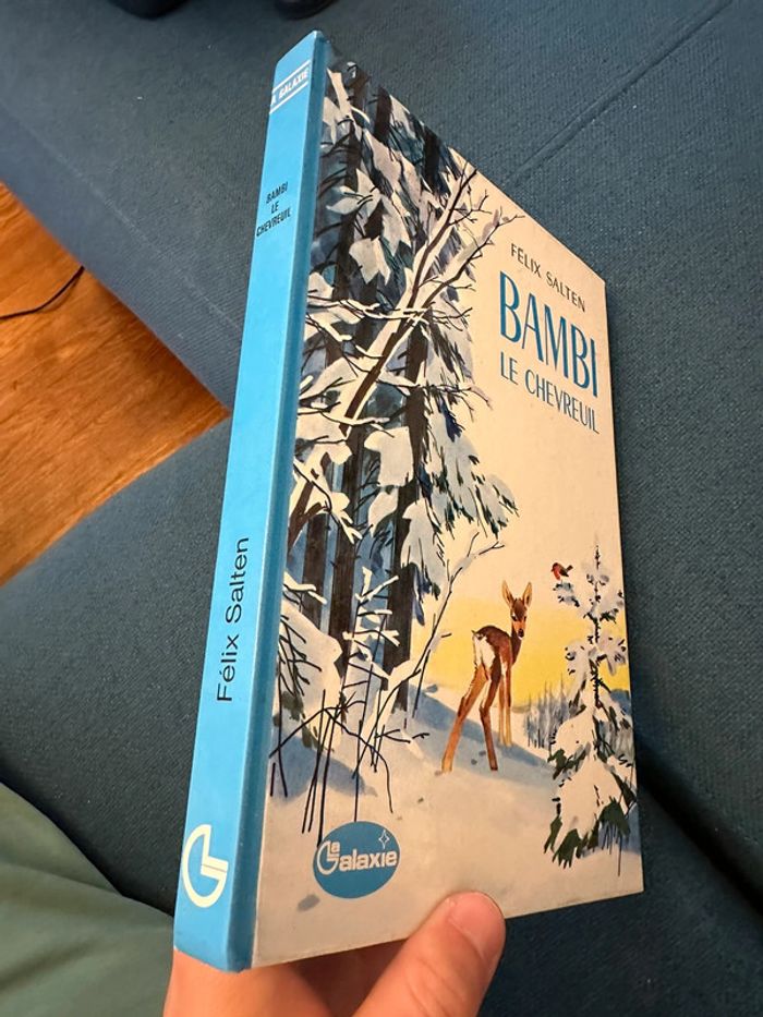 1979 Livre ancien Bambi le Chevreuil Félix Salten Pierre Probst La Galaxie - photo numéro 3