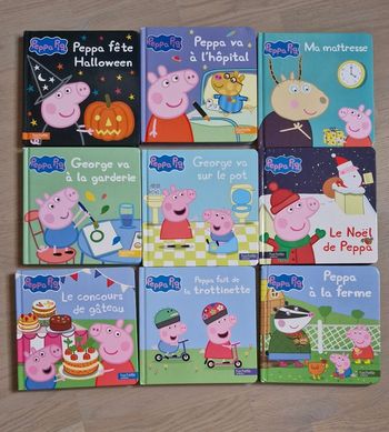 Lot Livre peppa pig 
