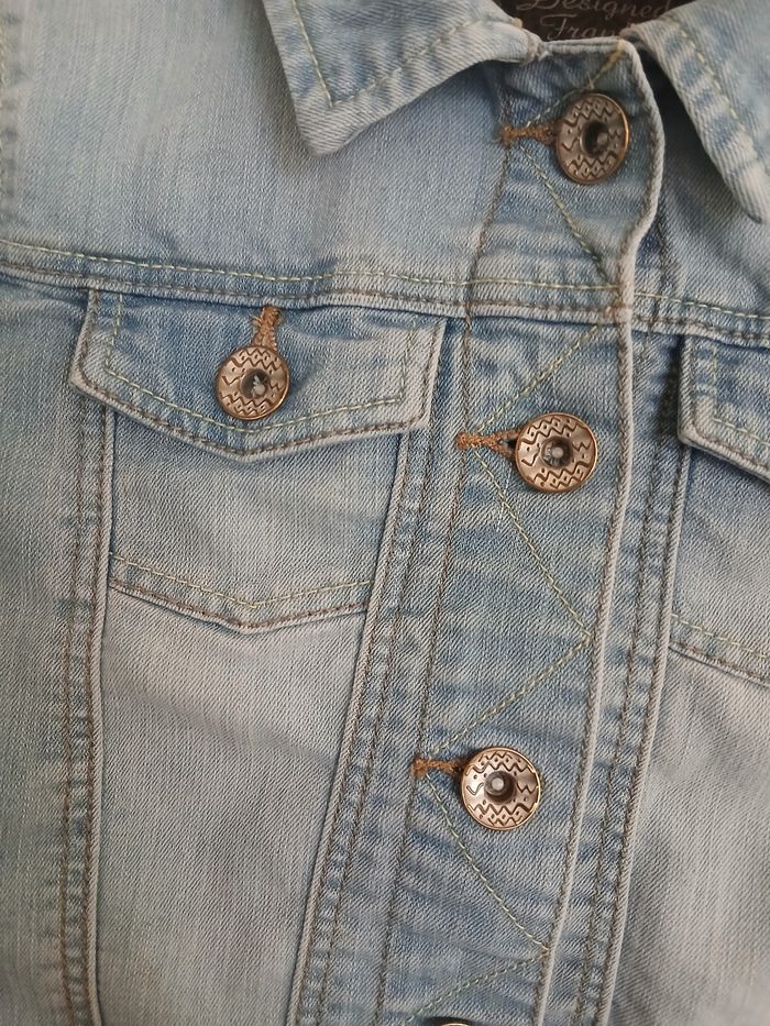 Veste en jeans fille 6 ans Catimini - photo numéro 2