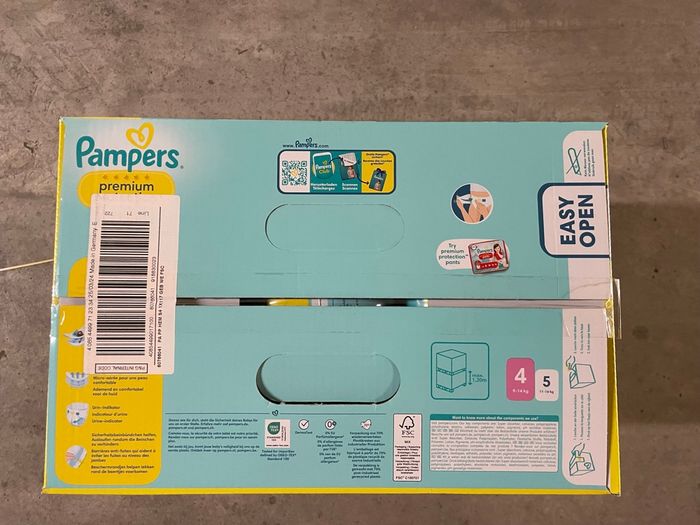 117 couches Pampers Premium Protection T4 (9 à 14 kg) - photo numéro 2