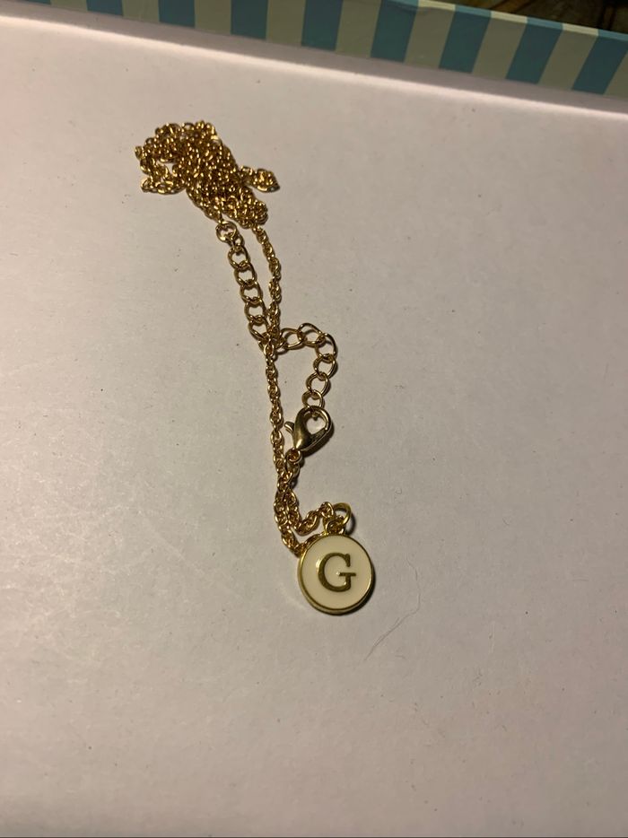 Collier initiale G