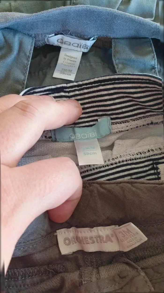 Lot de 3 shorts 3 mois - photo numéro 4