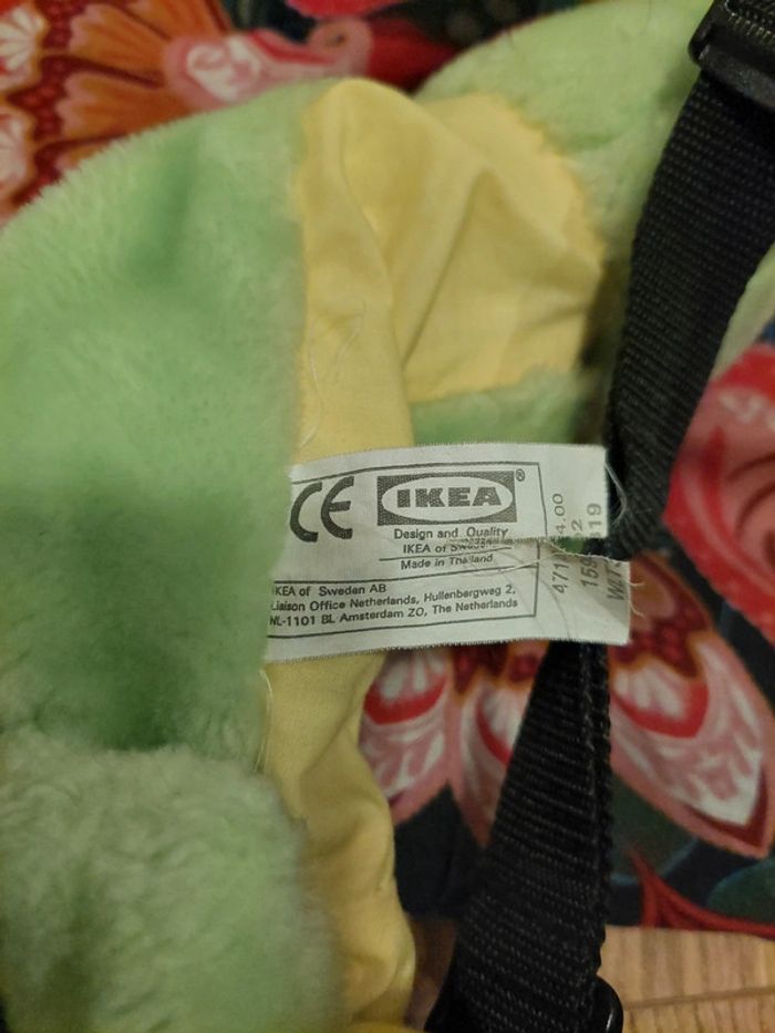 Ikea - sac banane en peluche crocodile vintage - photo numéro 5