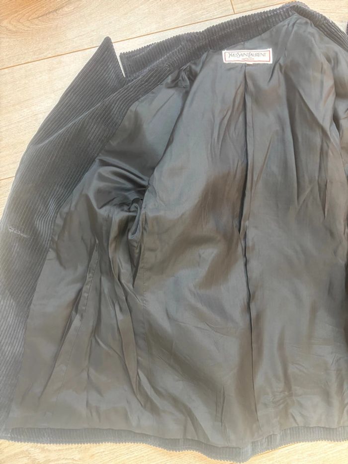 Veste velours côtelé YSL T42 - photo numéro 10