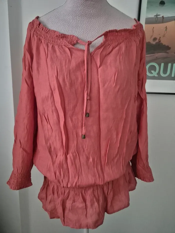 Blouse rose GDM
