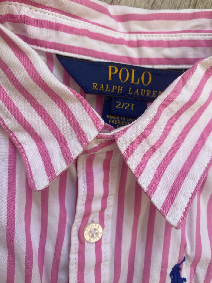 Robe rose avec ceinture Ralph Lauren 2 ans - photo numéro 3