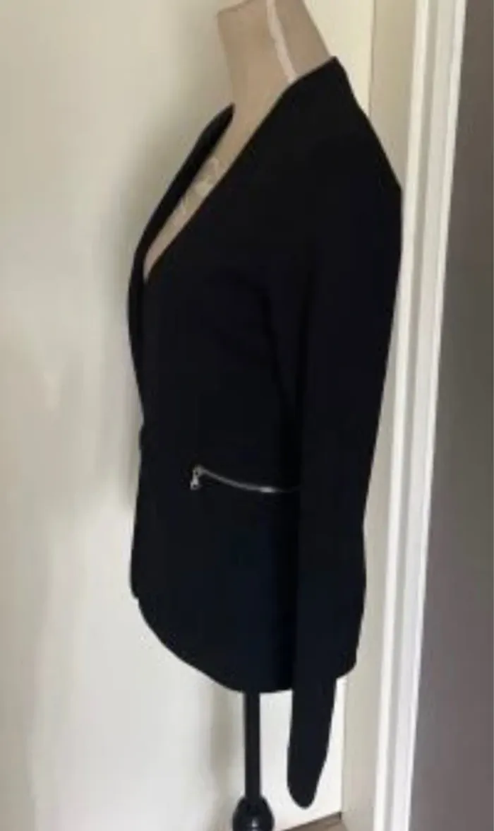 Etam Veste Blazer noir femme taille 38 - photo numéro 2