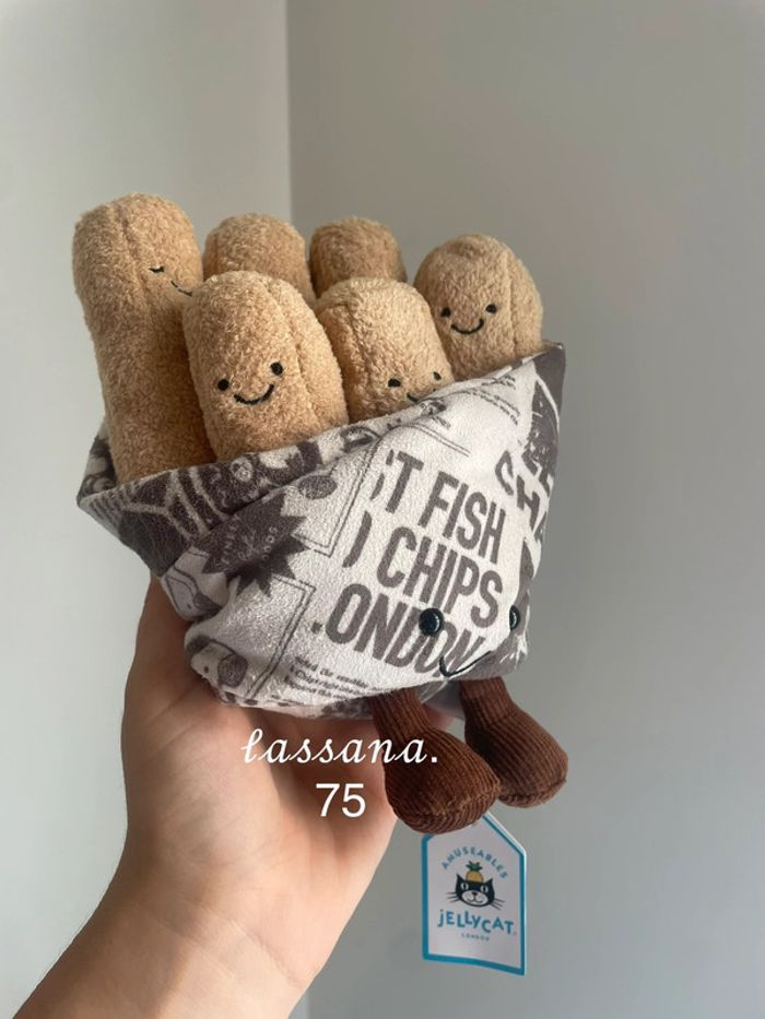 Peluche Amuseable Jellycat Cosy Chips - photo numéro 8