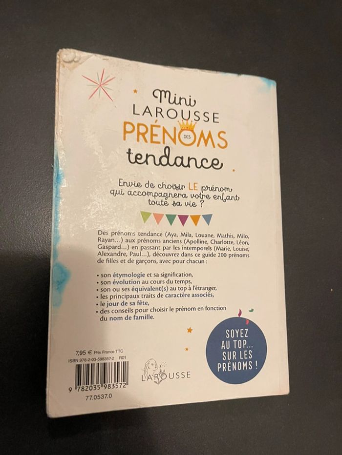 Mini Larousse des prénoms tendances - photo numéro 2
