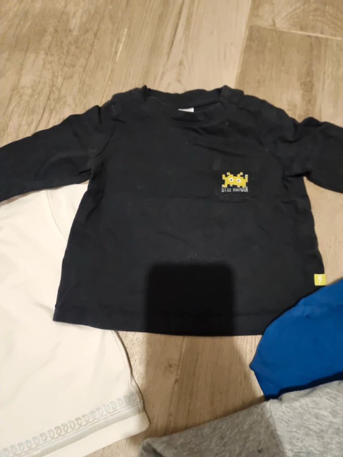 Lot de 7 t-shirt manches longues 6 mois - photo numéro 5