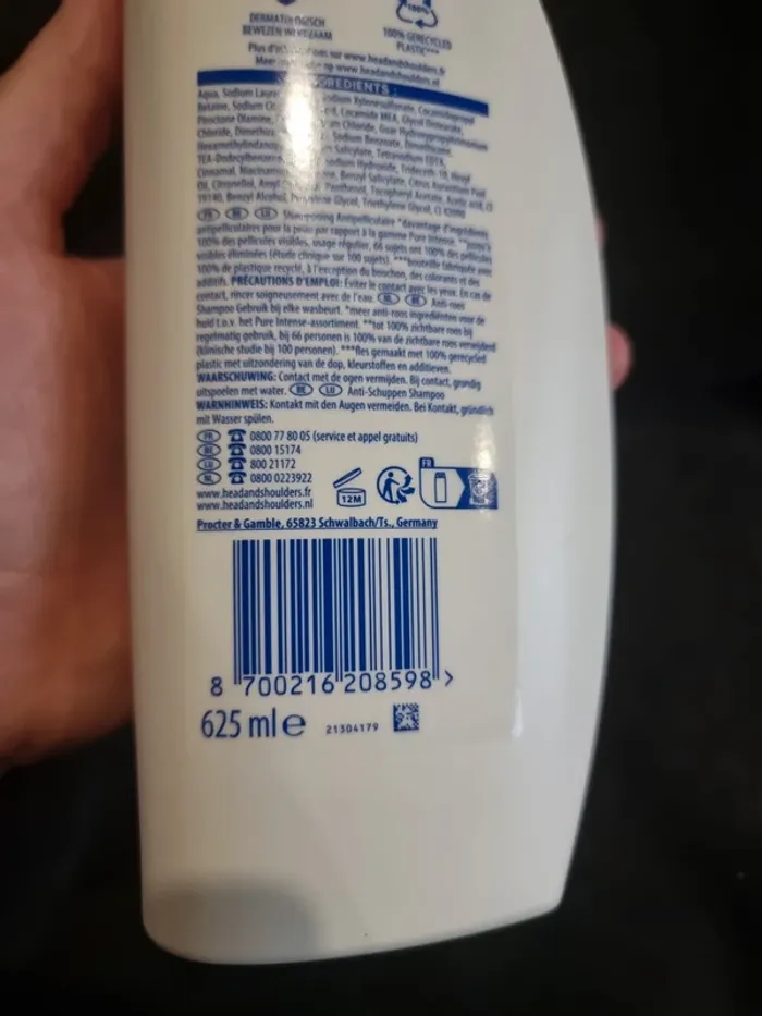 Shampoing head&shoulders citrus fresh 625 ml - photo numéro 5