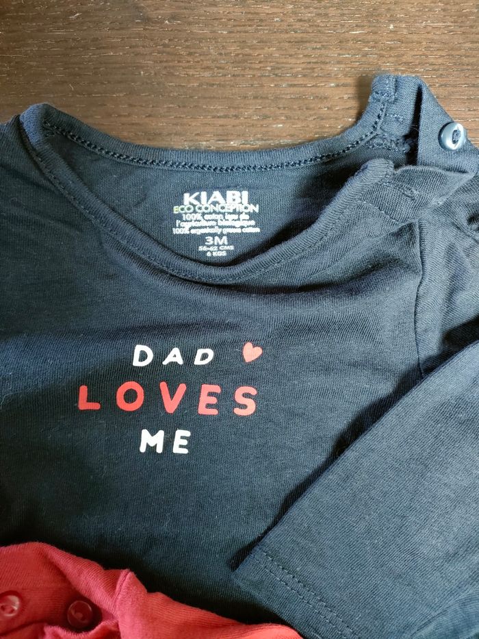 Lot 2 t-shirts manches longues - photo numéro 3