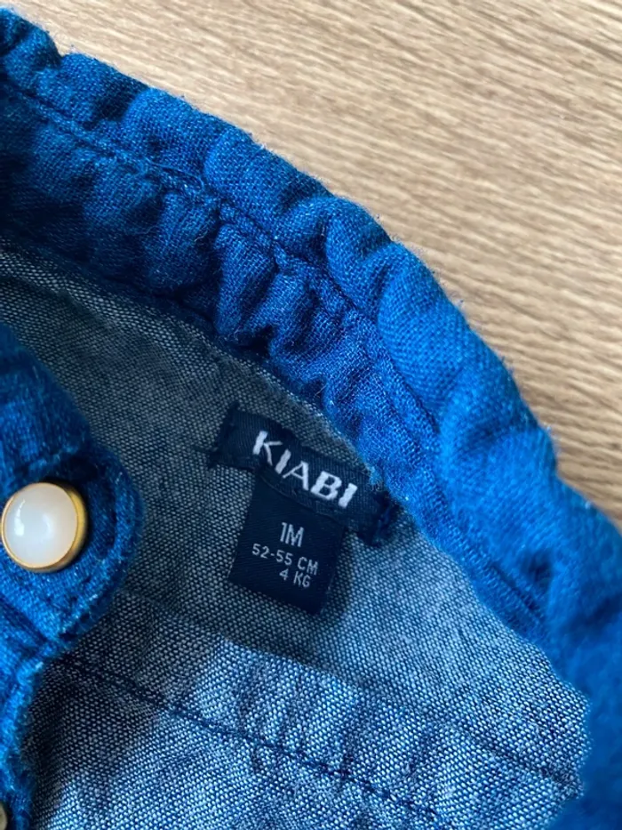 Robe en jeans Kiabi 1 mois - photo numéro 3
