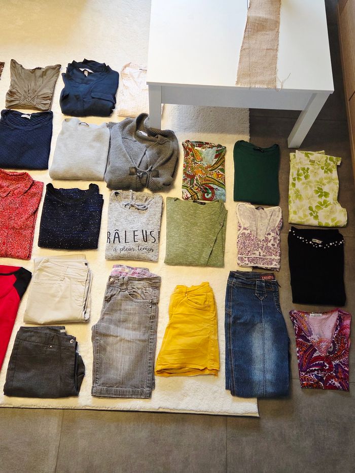 Lot de 34 articles taille 38 h&m. Morgan, naf naf - photo numéro 2