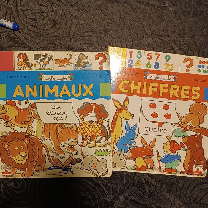 Livres Cache-cache Animaux et chiffres