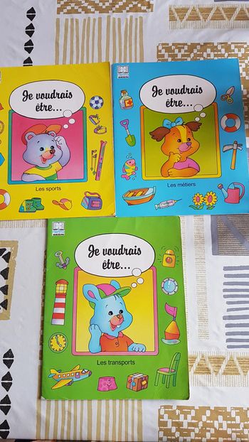Lot 3 livres Je voudrais être