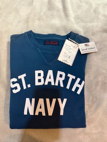 MC2 Saint Barth - Sweat à capuche, Bleu, taille L
