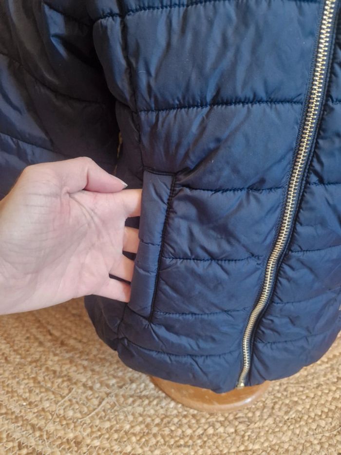 Jolie doudoune bleu marine fille petit bateau 6 ans - photo numéro 3