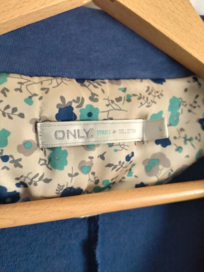 Veste femme bleue Only taille L - photo numéro 2