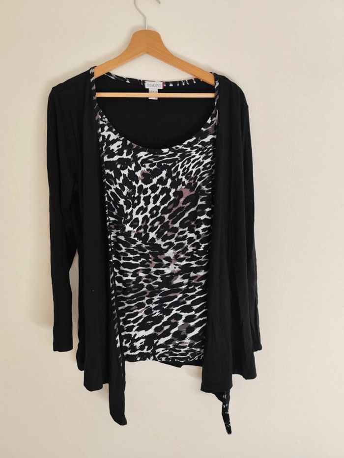 Pull deux en 1