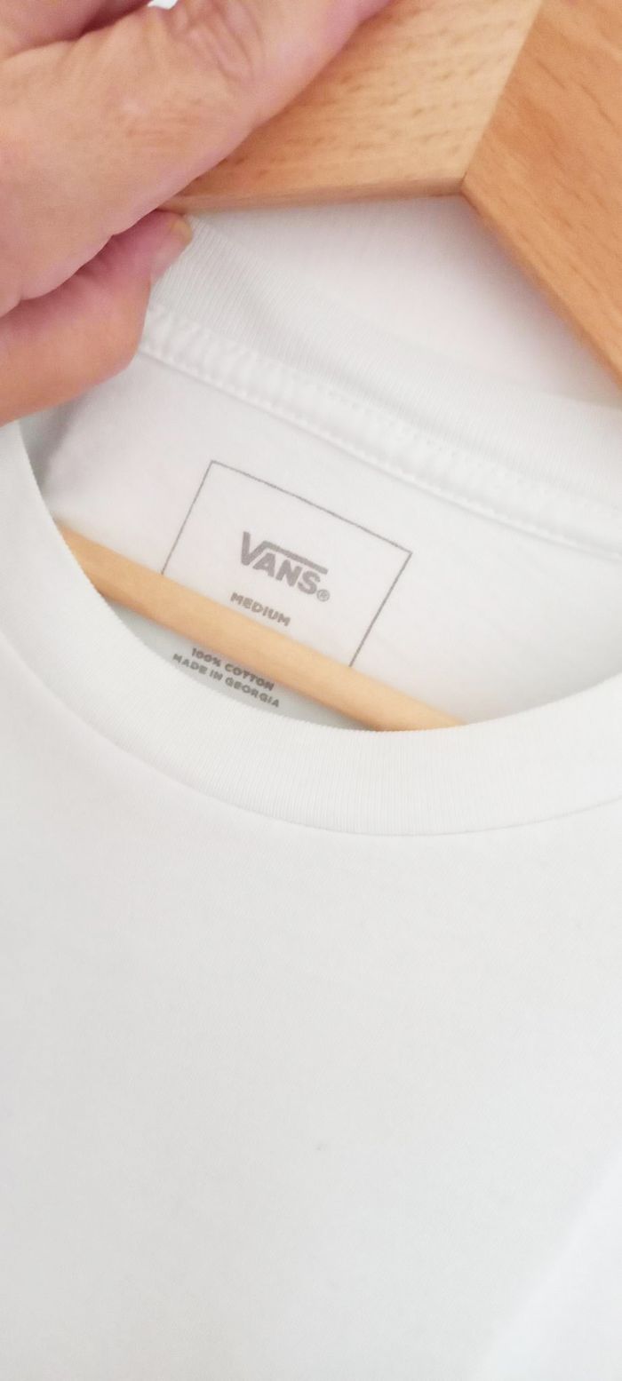 T-shirt blanc - Vans - (Taille M) Neuf sans étiquette - photo numéro 3
