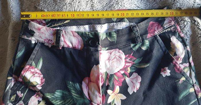 Pantalon été fleuri taille s - photo numéro 6