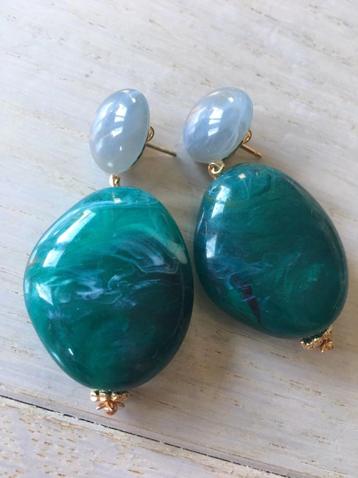 Boucles d’oreilles pendantes style Lila