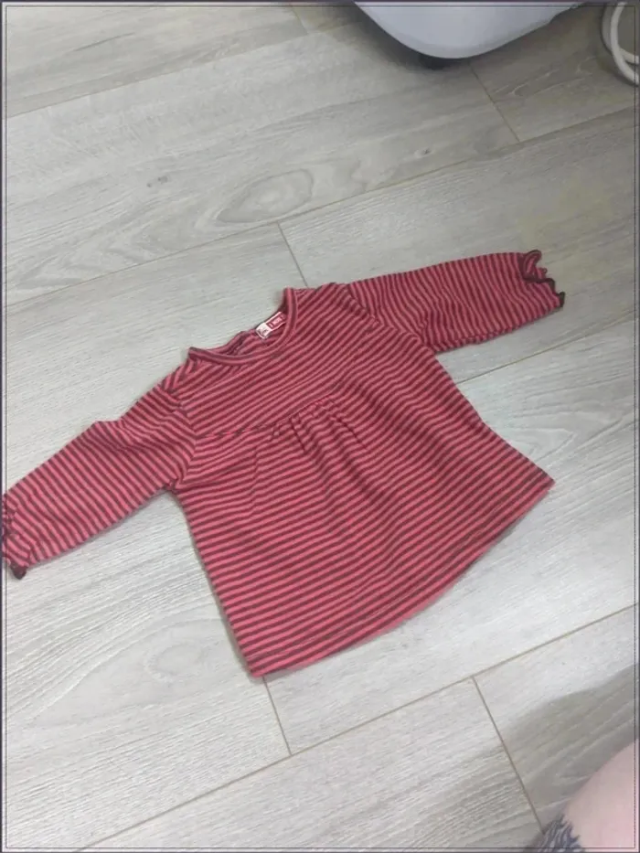 T shirt manches longues 3 mois