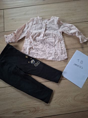 Ensemble bébé fille 18 mois 