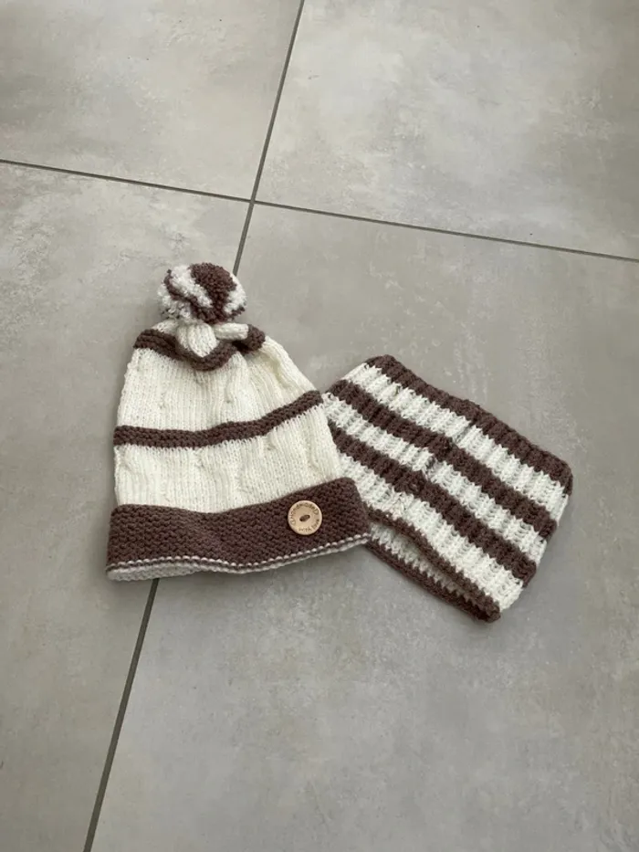 Ensemble bonnet + tour de cou - photo numéro 2