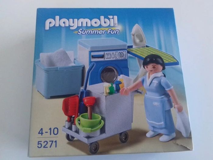 Boite playmobil 5271 Femme de service série Hotel - photo numéro 3