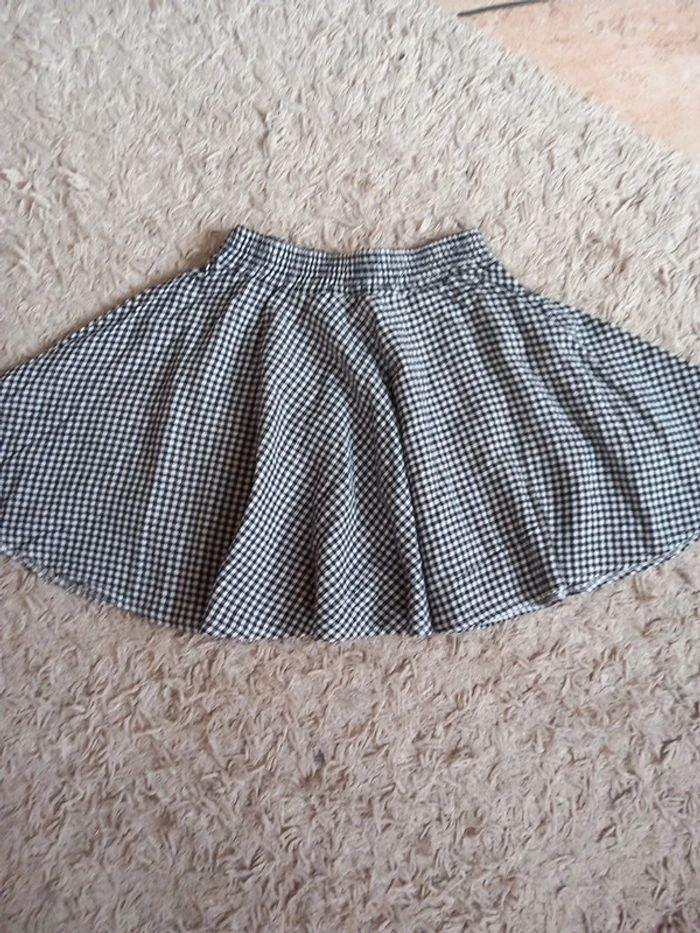 Jupe style Vichy 8ans polyamide