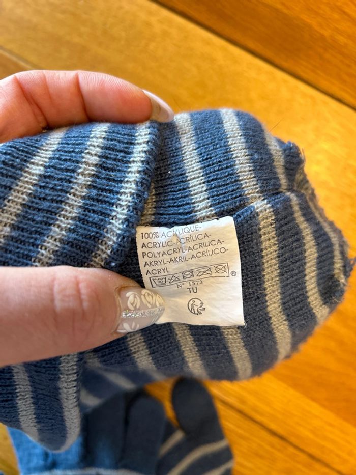 Bonnet +gants garçon basic sport swear - photo numéro 3