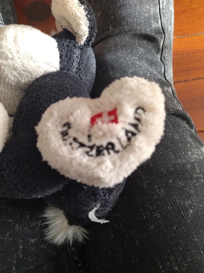 Peluche vache suisse - photo numéro 3