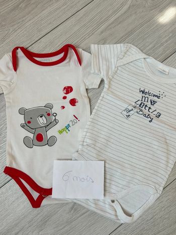 Body bodie manche courte mixte