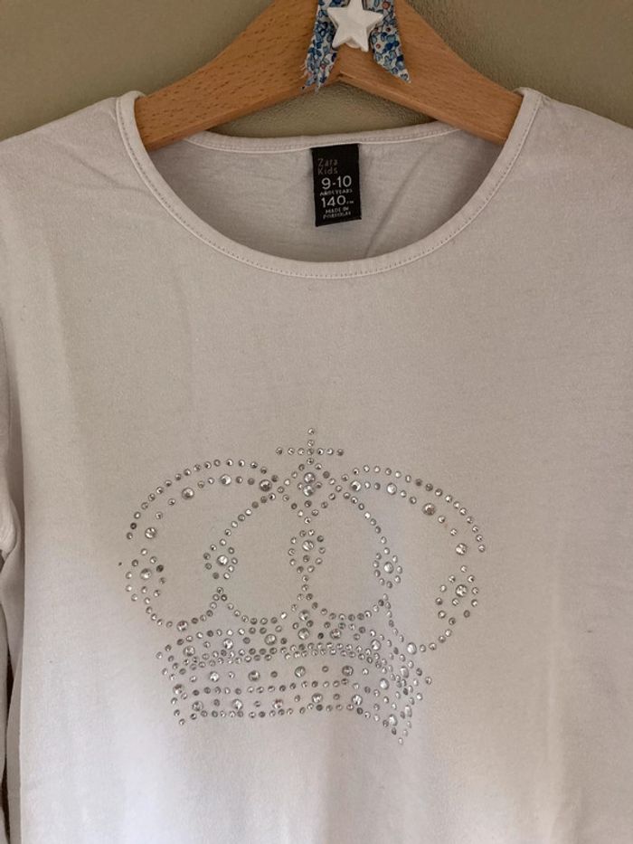 Tee-shirt Zara 9/10 ans - photo numéro 2