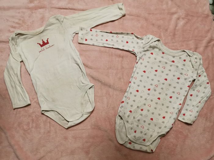 Lot 2 bodies ML mixtes 24 mois