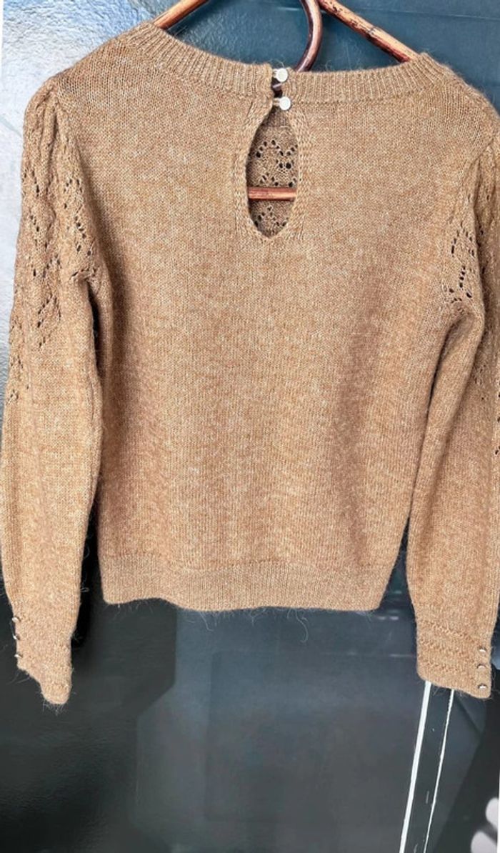 Pull ajouré avec alpaga - photo numéro 6