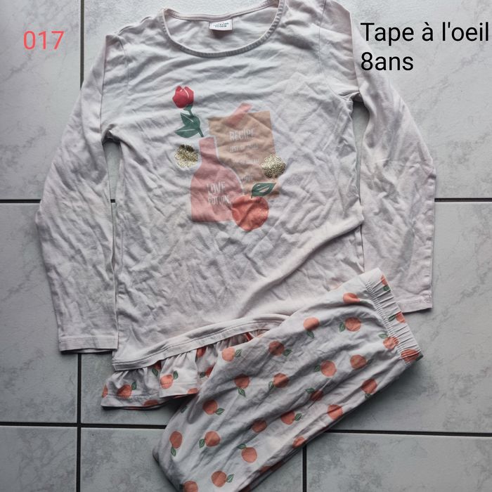 Pyjama 2 pièces 8 ans