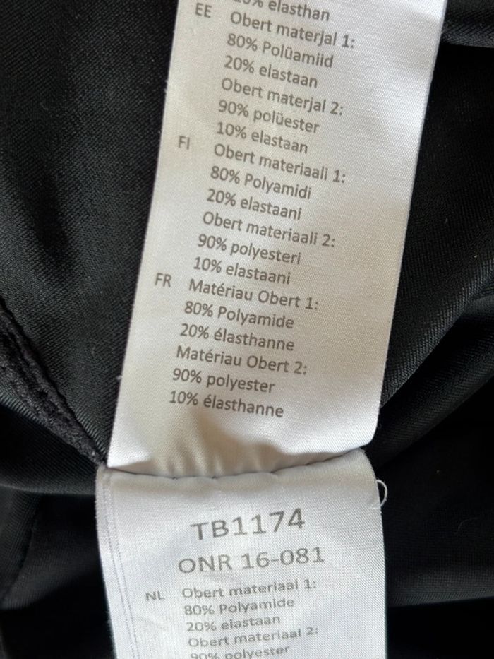 Joli legging noir sport Urban Classics taille 40 avec parties transparentes - photo numéro 6
