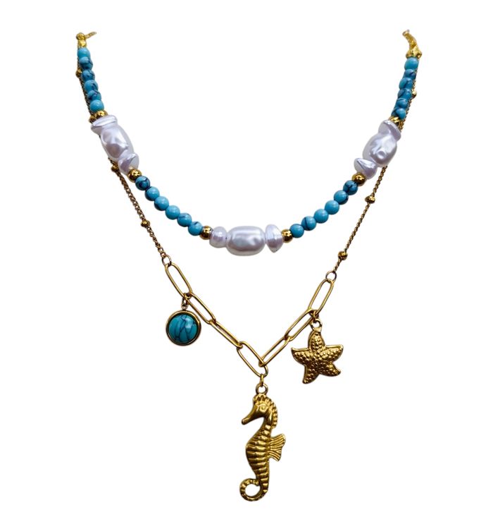 Collier hypocanpe bleu ✅